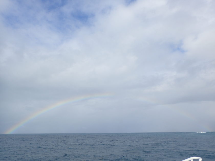 虹の架かる海へ☆