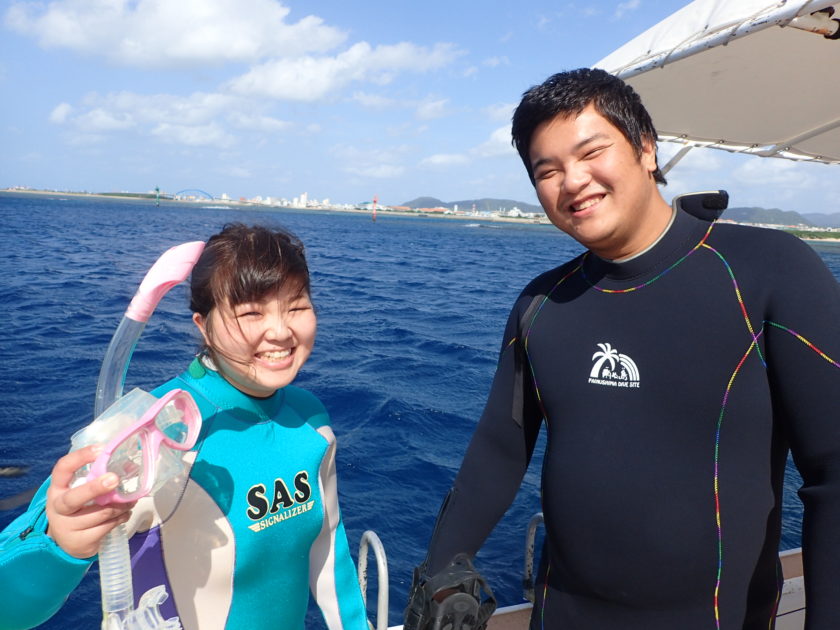 シュノーケルで海を覗いてみよう☆