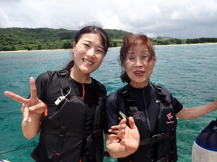 人生初のシュノーケリング☆彡