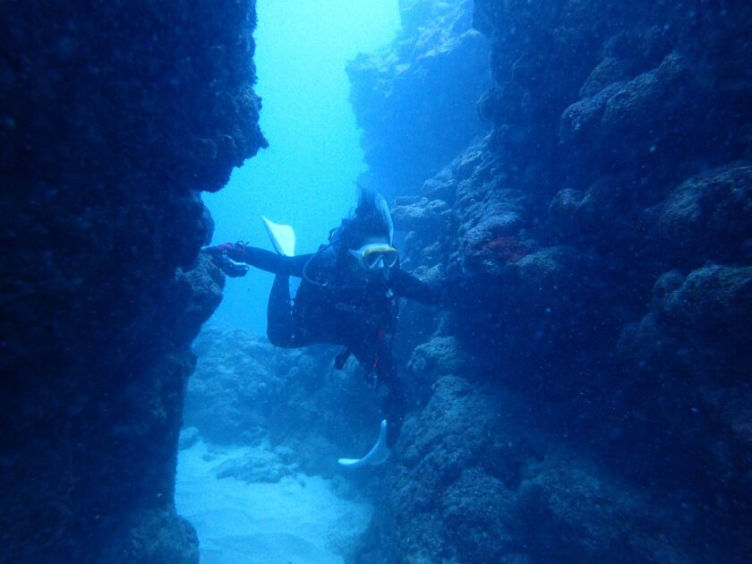 北風強めで宮良湾へ