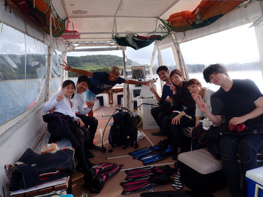 石垣島の海でスキューバ体験