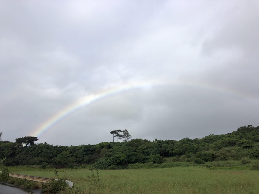 虹出た～🌈